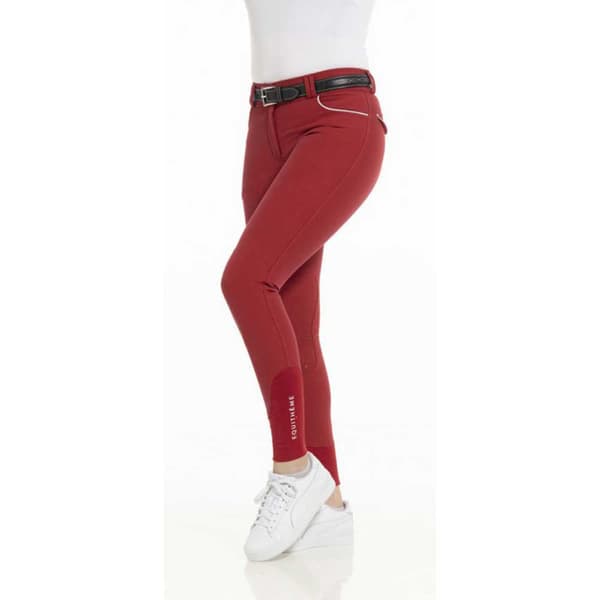 Equitheme Ridbyxor Belinda Röd 34