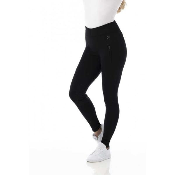 Equitheme Ridbyxor I Silikonsits Dolomyt Svart 42