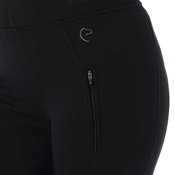 Equitheme Ridbyxor I Silikonsits Dolomyt Svart 42