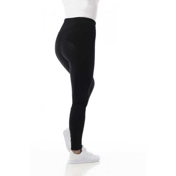 Equitheme Ridbyxor I Silikonsits Dolomyt Svart 42