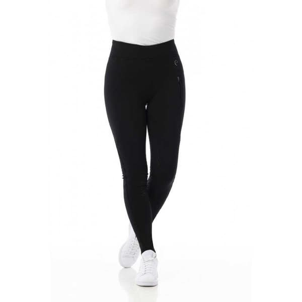 Equitheme Ridbyxor I Silikonsits Dolomyt Svart 42