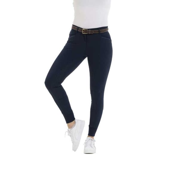 Equitheme Ridbyxor I Silikonsits Kendal Svart 34