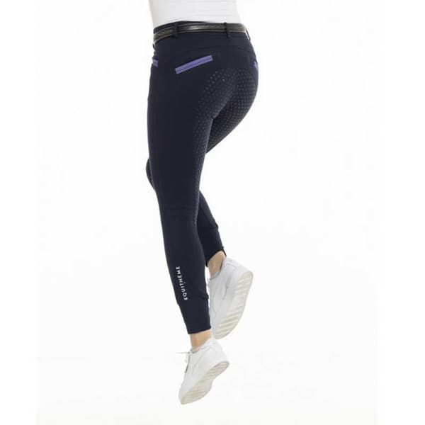 Equitheme Ridbyxor I Silikonsits Organic Kylie Svart 40