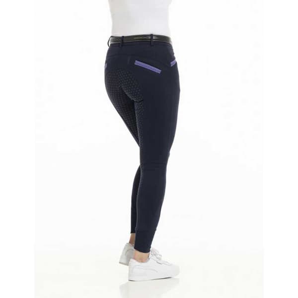 Equitheme Ridbyxor I Silikonsits Organic Kylie Svart 40