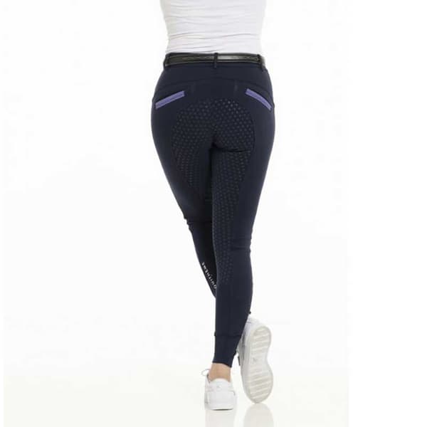 Equitheme Ridbyxor I Silikonsits Organic Kylie Svart 40