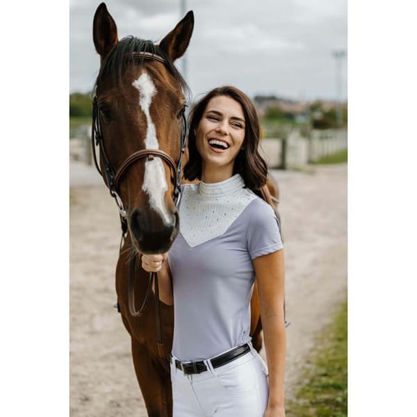 Equitheme Kortærmet Polo Lerma Lilla L