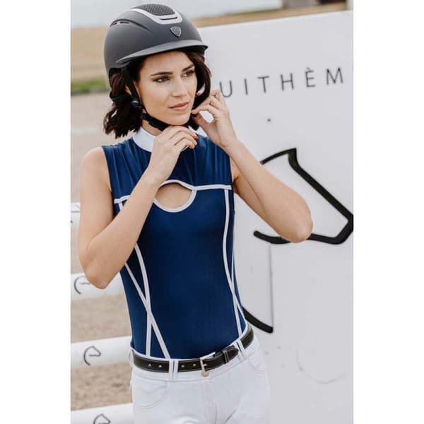 Equitheme Kortærmet Polo Puebla Blå 2XS
