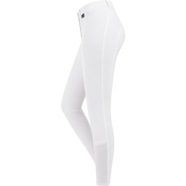 E.l.t. Silikoniset Polvivahvistetut Ratsastushousut Micro Valkoinen 152 cm