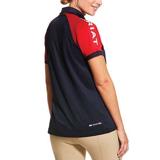Ariat Kortärmad Piké Team 3.0 Blå XS
