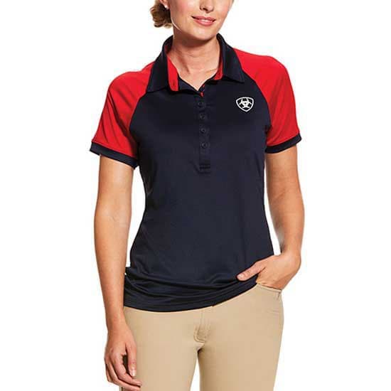 Ariat Kortärmad Piké Team 3.0 Blå XS
