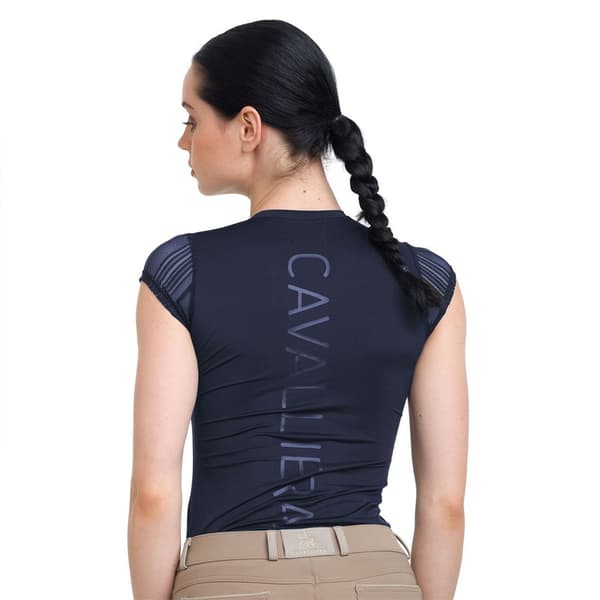 Cavalliera Kortærmet T-shirt Casual Contessa Blå S