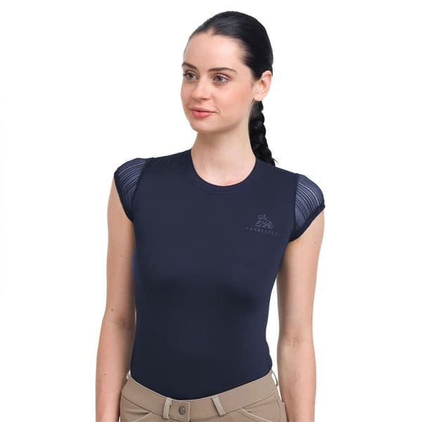 Cavalliera Kortærmet T-shirt Casual Contessa Blå S
