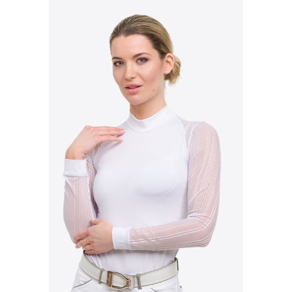 Cavalliera Langærmet T-shirt Contessa Hvid M