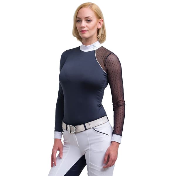 Cavalliera Langærmet T-shirt Modern Dame Sort XS