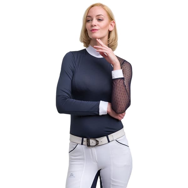 Cavalliera Langærmet T-shirt Modern Dame Sort XS