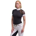 Miniatyrbillede 2 af 3: Cavalliera Kortærmet T-shirt Modern Dame Sort 2XL