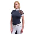 Miniatyrbillede 1 af 3: Cavalliera Kortærmet T-shirt Modern Dame Blå M