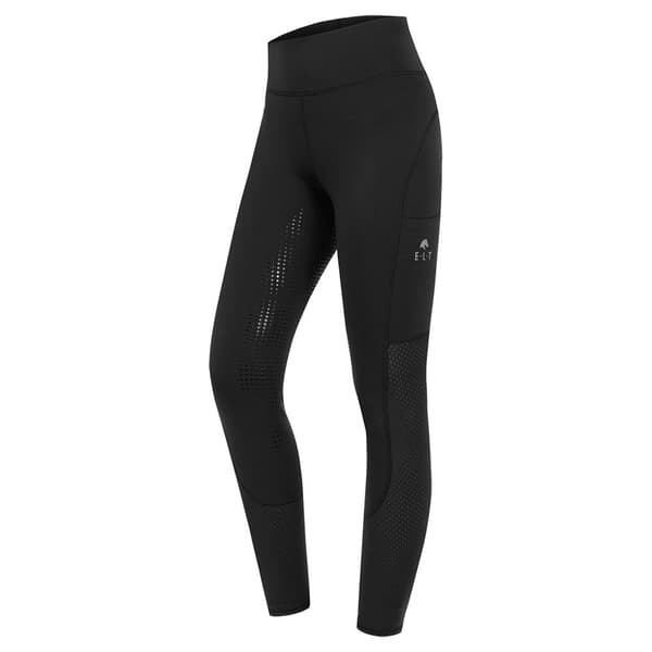 E.l.t. Byxor Hanna Mesh High Waist Svart 48