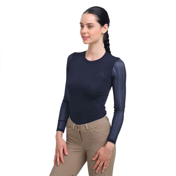 Cavalliera Langærmet T-shirt Casual Contessa Blå L