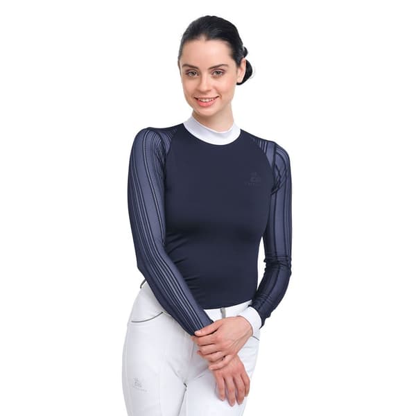 Cavalliera Langærmet T-shirt Contessa Blå XS