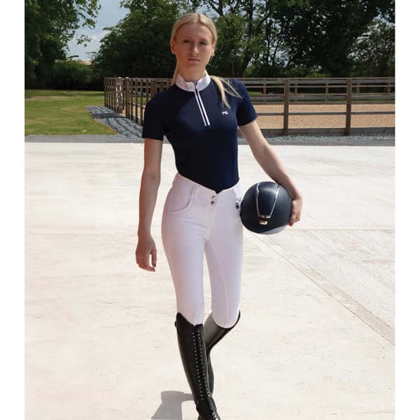 Premier Equine Kortærmet Skjorte Maria Diamante Show 40