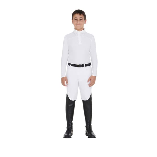 Equestro Langærmet Polo Etko00060 Jersey Buttons  14 Years