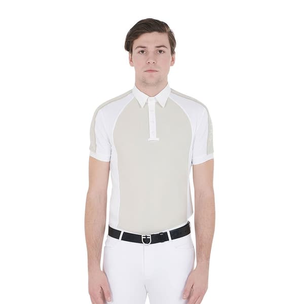 Equestro Lyhythihainen Poolo Buttons 1/2 Mesh XL