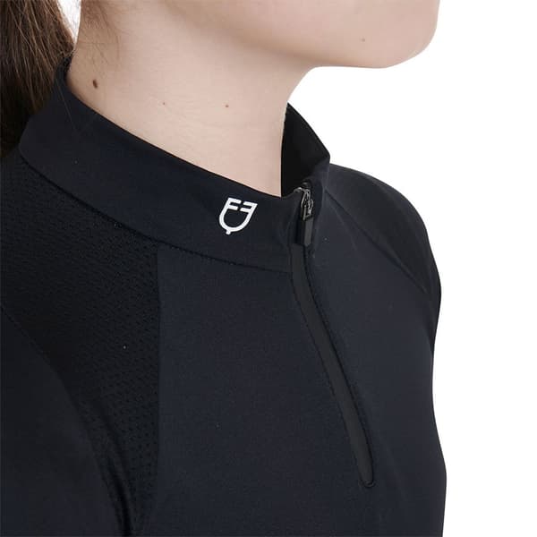Equestro Kortærmet Polo Technical Training Zip 10 Years