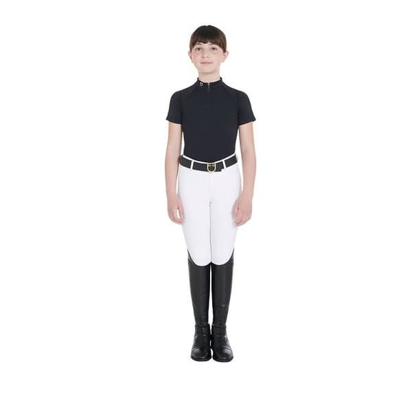 Equestro Kortærmet Polo Technical Training Zip 10 Years