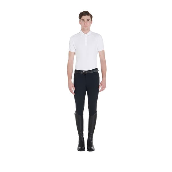 Equestro Kortärmad Piké Buttons 1/2 Mesh  M