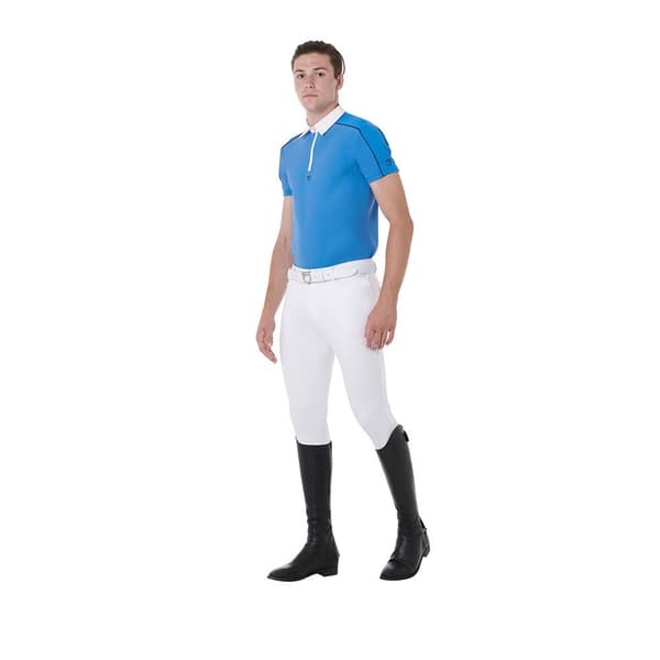Equestro Kortærmet Polo Mesh Trim S