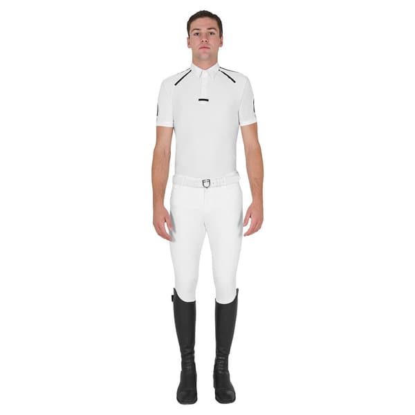 Equestro Kortärmad Polo Buttons  M