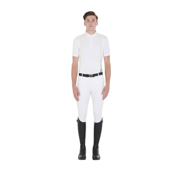 Equestro Kortærmet Polo Zip M