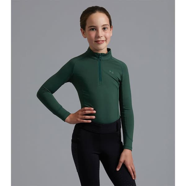 Premier Equine Junior Ombretta Technical Riding T-shirt Med Lång ärm 9-10 Years
