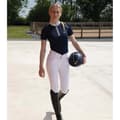 Miniatyrbild 3 av 7: Premier Equine Maria Diamante Show Kortärmad Skjorta Blå 38