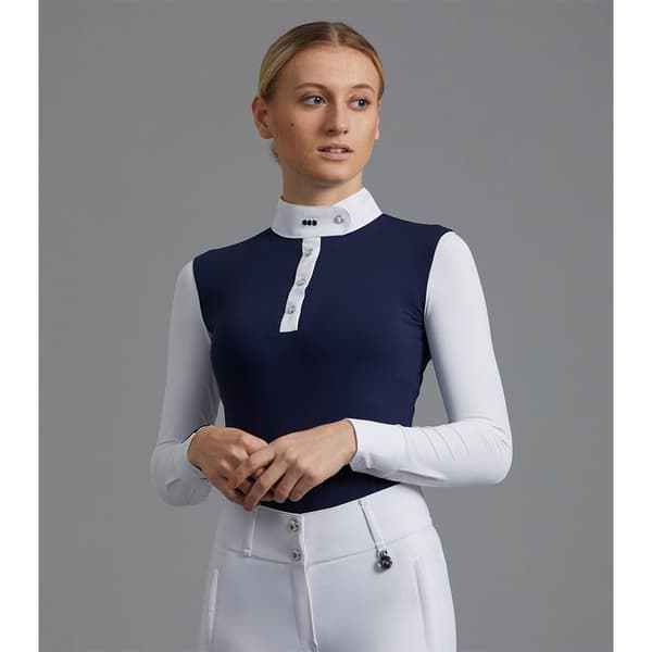 Premier Equine Rossini Lycra Show Skjorta Med Långa ärmar  40