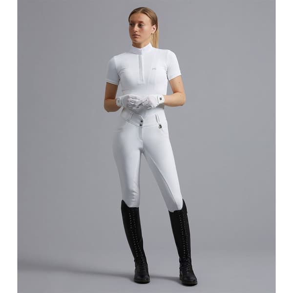 Premier Equine Sophia Full Seat Gel High Waist Byxor Vit 26