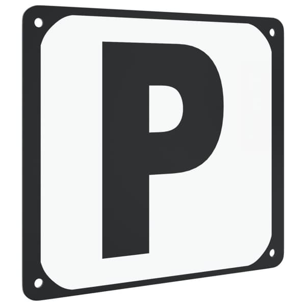 vidaXL Dressyrbokstäver 12 st stål
