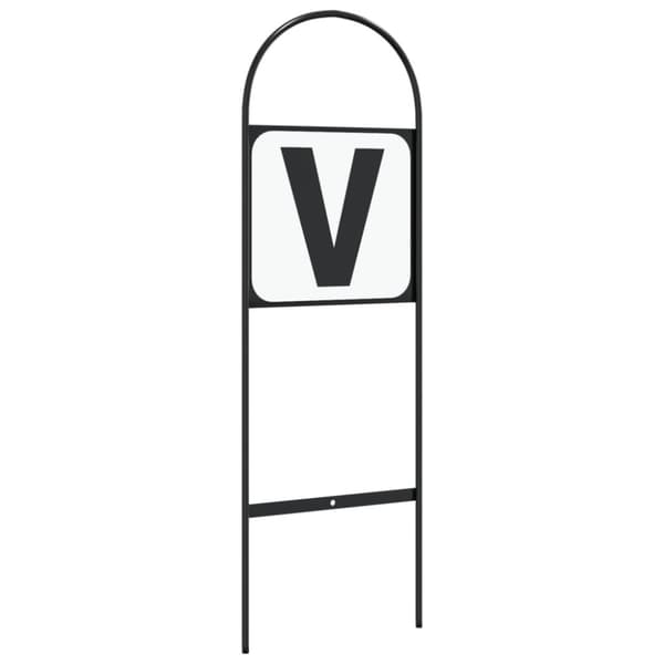 vidaXL Dressyrbokstäver 4 st Stål