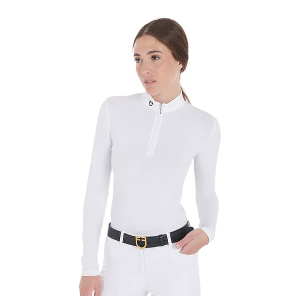 Equestro Artemis Polo Med Lange ærmer  XS