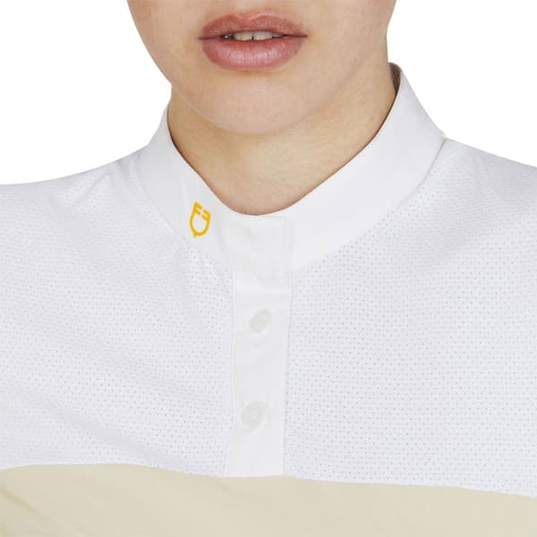 Equestro 1/2 Mesh Kortärmad Polotröja  S