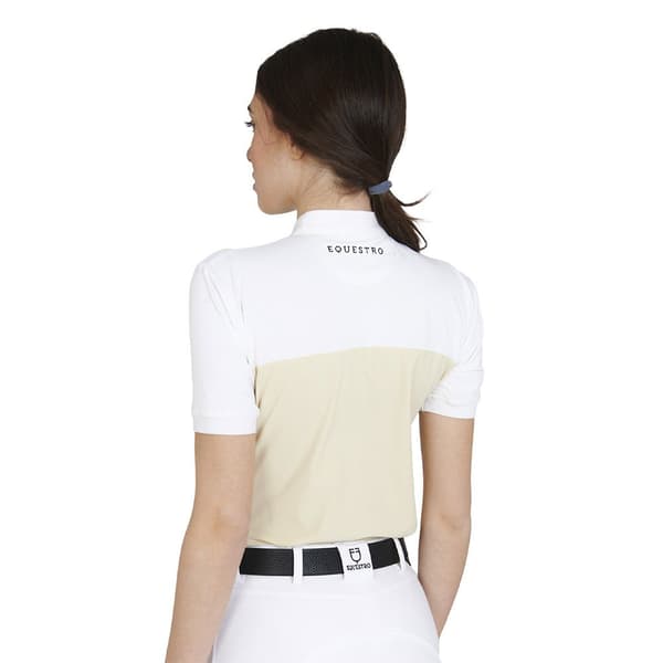 Equestro 1/2 Mesh Kortärmad Polotröja  S