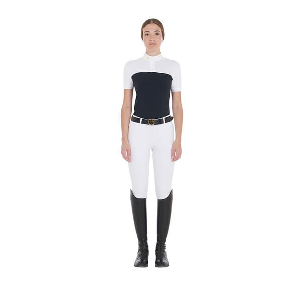 Equestro 1/2 Mesh Kortærmet Polo  S