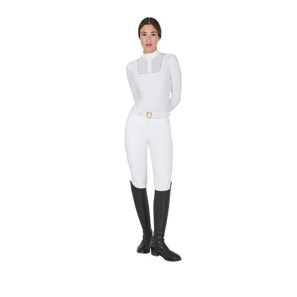 Equestro Buttons Jersey Pikétröja Med Lång ärm L