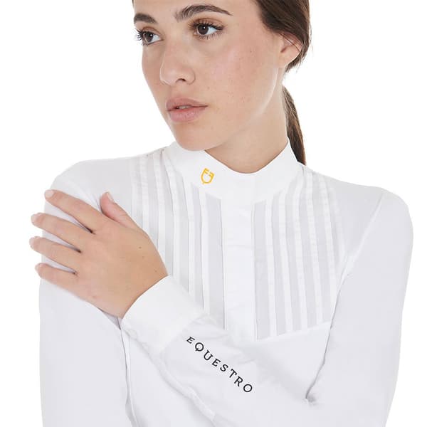 Equestro Cotton Pitkähihainen Polopaita  XL
