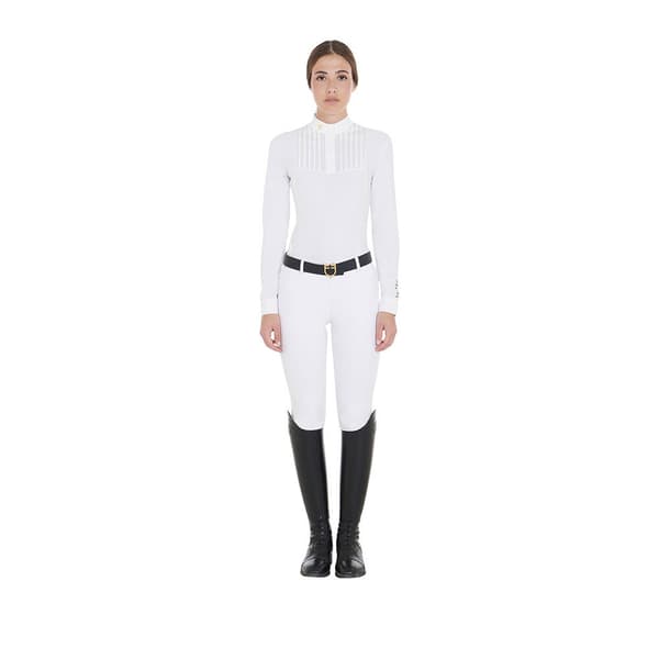 Equestro Cotton Pitkähihainen Polopaita  XL
