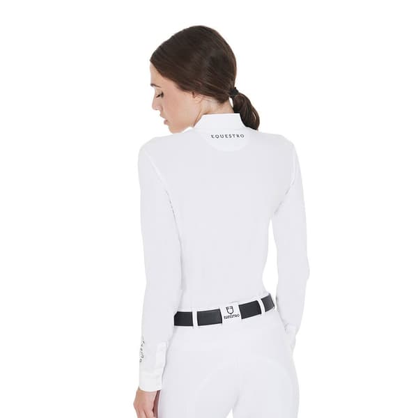 Equestro Cotton Pitkähihainen Polopaita  XL