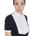 Miniatyrbild 6 av 9: Equestro Fit Pleated Cotton Kortärmad Polotröja  M