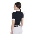 Miniatyrbild 2 av 9: Equestro Fit Pleated Cotton Kortärmad Polotröja  M