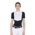 Miniatyrbild 1 av 9: Equestro Fit Pleated Cotton Kortärmad Polotröja  M